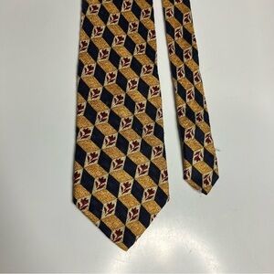 Ermenegildo Zegna rose blocks tie silk tie